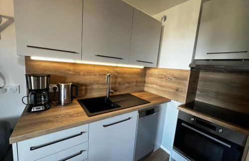 Skis aux pieds IN-OUT, Linge inclus, Parking et WIFI gratuits, proche du centre et tout confort, Mont Vallon Lodge Méribel Mottaret - Foto 3