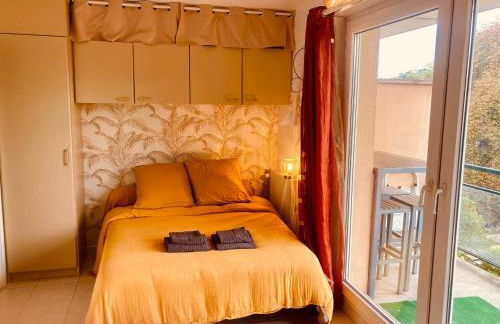 Joli studio avec grande terrasse et parking - Foto 17