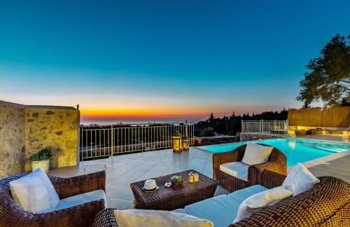 Fiscardo Luxury Stone Villa Alex ,with sunset view! - Photo 8