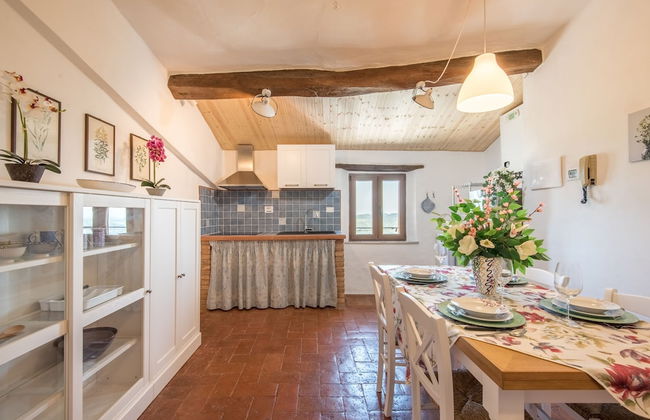 Apartment in the Heart of Radicondoli With Views Over the Hills and Wi-fi - Foto 17