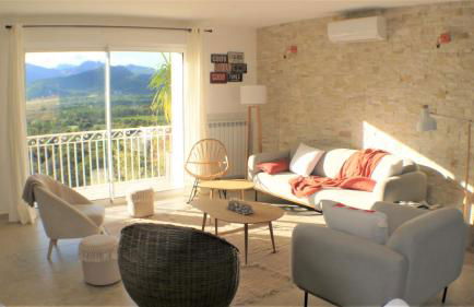 VILLA CARAMONTINU SERENA à Pinarello, proche plage, vue mer, piscine chauffée - Foto 19