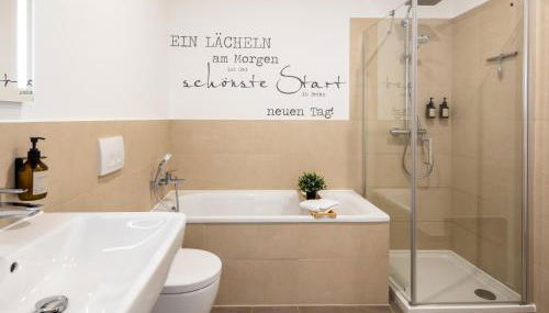 NEU! City-Loft-Apartment im Goethe Palais I 5P I Lift I Parkplatz I Zentrum I Helios - Foto 3, Shower