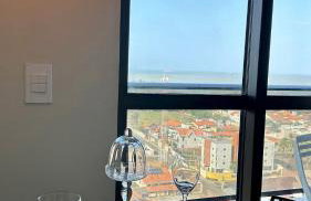 (1406) Studio Elegante com Vista Mar - Foto 13