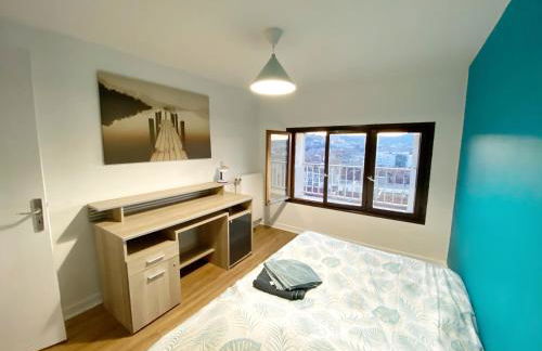 014 CHIC & COSY GRAND APPART DUPLEX 76m2 WIFI SMART TV NETFLIX ET VUE PANORAMIQUE - Foto 4