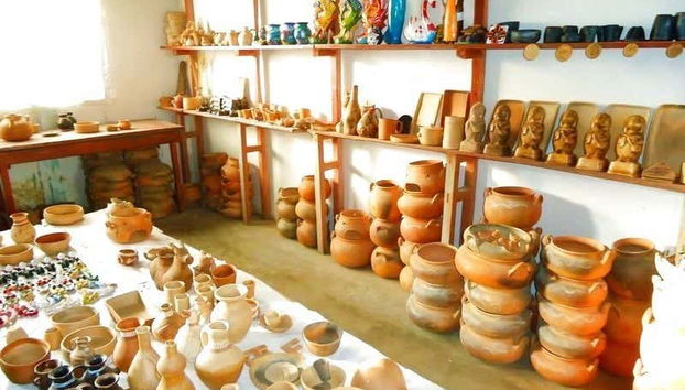 Conheceremos o artesanato da zona