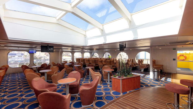 Interior de uno de los barcos