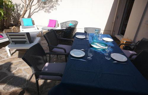 Résidence front de mer - Studio climatisé classé 2 étoiles avec jardin - Foto 30