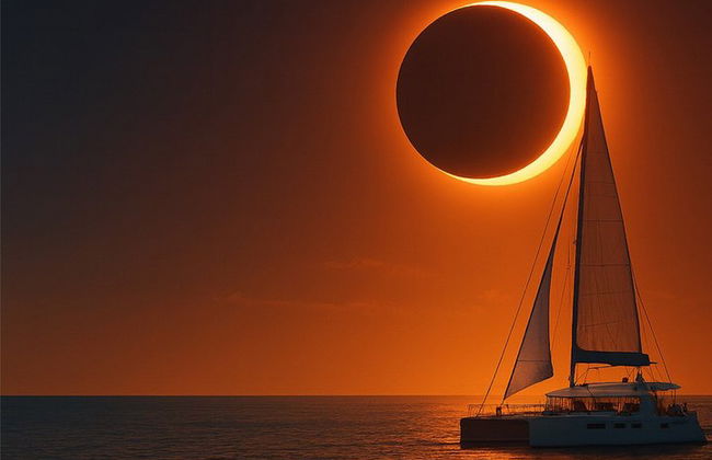 Crucero de 3 horas con eclipse solar en el mar en España 2026 Cartagena - Foto 1