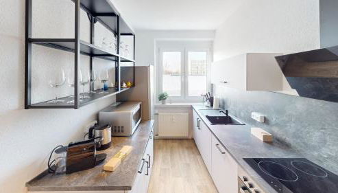 Lichterfülltes Apartment mit WLAN - Foto 4, stove, dishwasher