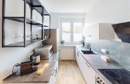 Lichterfülltes Apartment mit WLAN - Foto 4