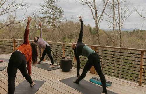 Glass House - Hot Tub - Voted AVL's #1 Luxe Stay - Foto 36