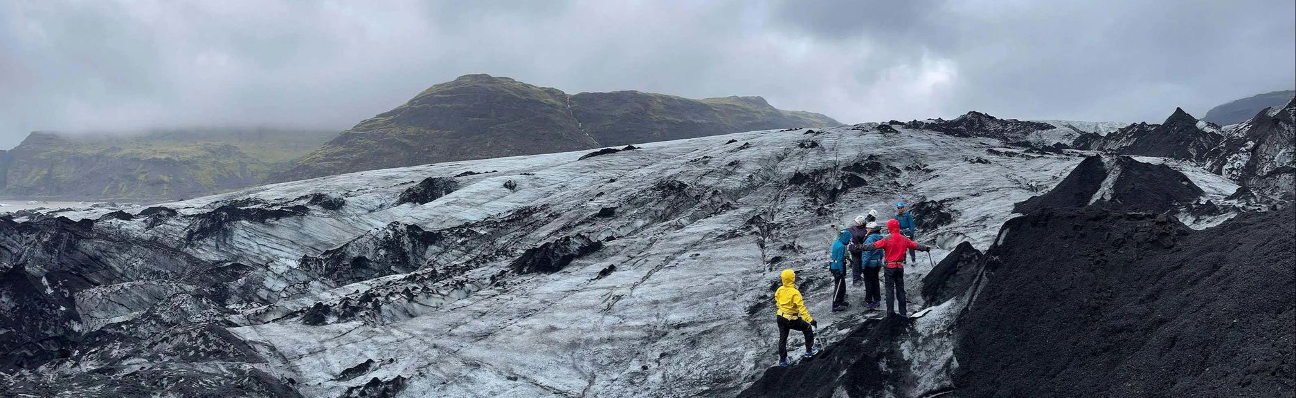 Trek sur le glacier de Sólheimajajökull
