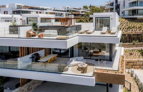 Villa Vida - Luxury Panorama Seaview Penthouse in Organic-Boho Design with Pool, Gym, Spa - Photo 35