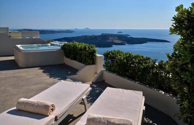Sunset View Villa Santorini - with Outdoor Jacuzzi - Photo 31