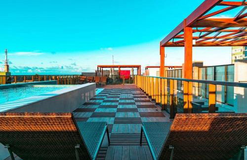 Ecotambaú, Espetacular Flat Com Piscina ao Lado da Praia - Foto 25