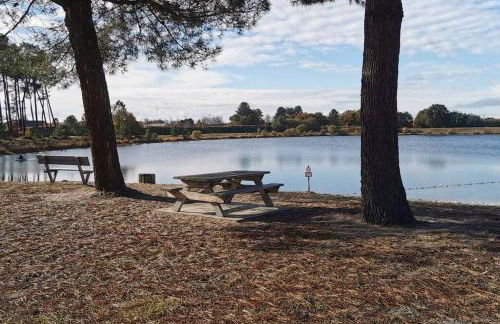 Chez Christian Chalet aux bords du lac de Peyre - Foto 15