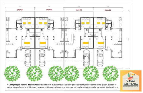 Casas Pantanal - Privacidade e conforto no centro de Bonito - Foto 43