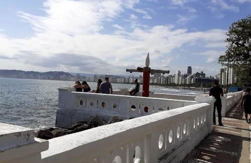 MELHOR LOCALIZAÇÃO DE SANTOS, LOFT, 200 MTS da PRAIA, WI-FI, AR CONDICIONADO - Foto 32