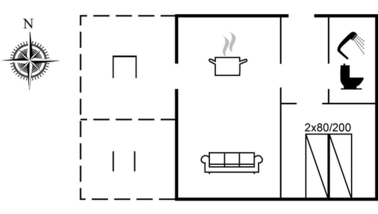 "Terese" - 45km from the sea - Foto 1, Floorplan