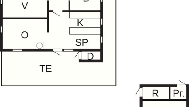 6 Person Holiday Home in Albaek - Foto 2, Plano