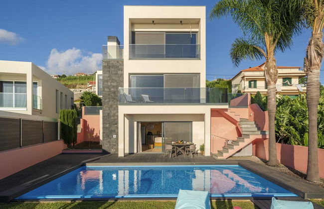 With Pool and Superb sea View - Villa Candelária - Foto 63