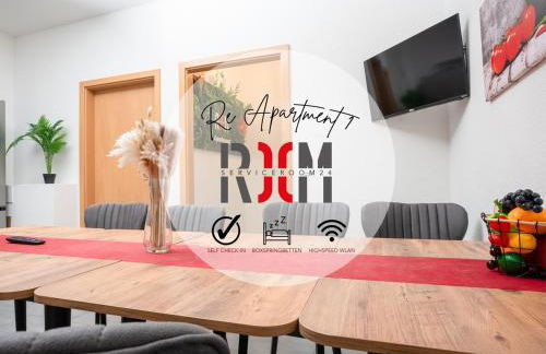 Serviceroom24 - Apartment 3 in Recklinghausen WLAN - Smart-TV - 24-7 Check-in und Küche - Foto 1