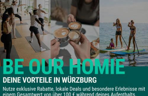 homie stay Architektenapartments im Grünen mit Blick auf die Würzburger Innenstadt - Foto 7