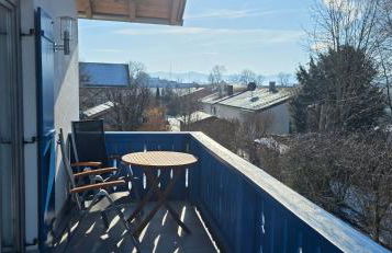 Ferienwohnung Lichtblick Oberbayern, sonnig, Bergblick, großer Balkon - Foto 18