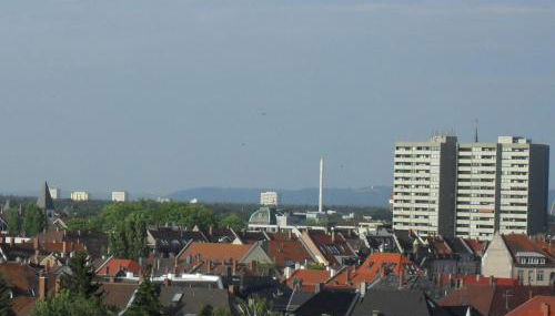 Blick über Karlsruhe - Ferienwohnung Panorama - Foto 3