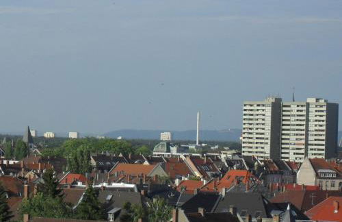 Blick über Karlsruhe - Ferienwohnung Panorama - Foto 3