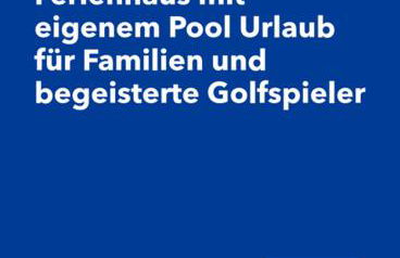 Casa Sonrisa-Ferienhaus mit eigenem Pool Urlaub für Familien und begeisterte Golfspieler - Photo 2