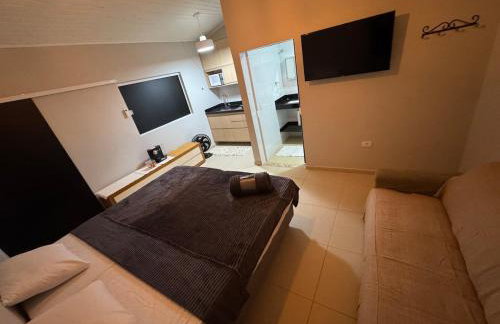 Loft com ar condicionado e cozinha na praia de Toque Toque Grande - Foto 9