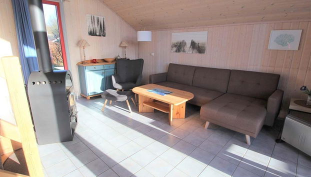 Skandinavisches Ferienhaus in Mirow - Foto 5, Sala de estar