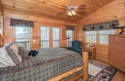Red Apple Mountaintop cabin hot tub, WiFi, Pet friendly, Fireplace, pit, BEST VIEWS - Foto 12