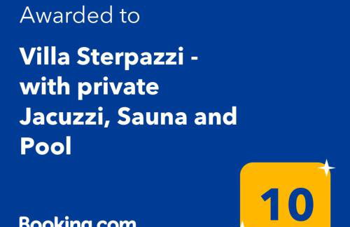 Villa Sterpazzi near Poreč with heated private pool, sea view, jacuzzi and sauna - Foto 65