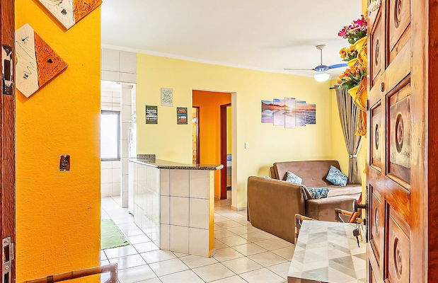 Apto em Mongaguá Prédio frente mar - Foto 2