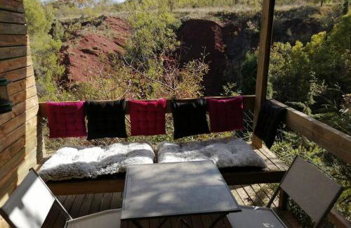 Studio 22 m2, terrasse vue montagne, dans propriété face au Lac du Salagou - Foto 6
