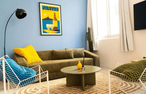 Arty & Chic 1BR 4P - Coeur de Marseille - AC - Foto 19