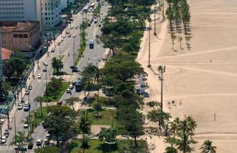 Santos - Gonzaga - Apartamento completo 1 quadra da praia - Foto 18