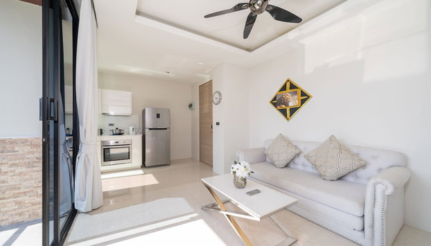 Tropical Suite A602 at Viva Patong Condo - Foto 5, Zona de estar