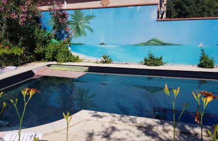 Appart indépendant, 1 lit deux personnes et 1 appoint Piscine Jardin Direct Gare Aéroport et jardin - Foto 19