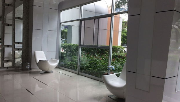 Zona de estar del vestíbulo