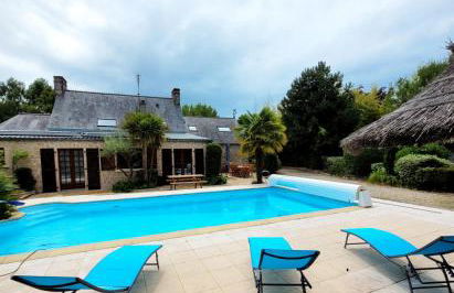 Gîte La Maison de Gouville, avec piscine et SPA, proche mer - Foto 25