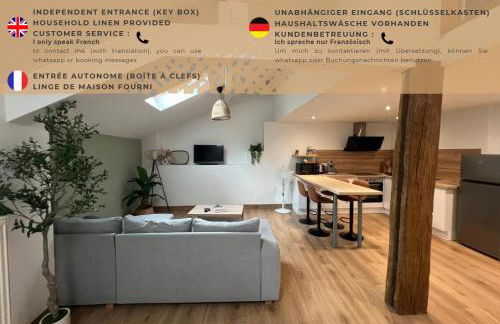 LE CONFORTABLE Sarrebourg Wifi Parking 4 personnes Proche Gare - Foto 1