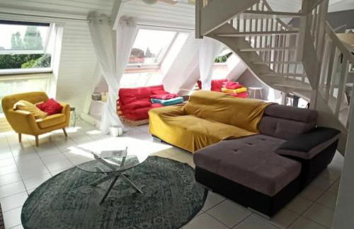 Superbe loft 90m² proche parc expo Nantes (6p) - Foto 5