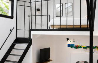 Atelier d'Artiste Marais Paris, 3 chambres, cour privée calme - Foto 2
