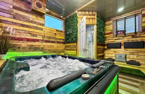 Kinky Kabin w Hot Tub, Sauna and Rooftop Garden - Foto 29