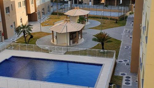 AP centro ao lado do comércio piscina quartos com ar condicionado e estacionamento - Foto 4