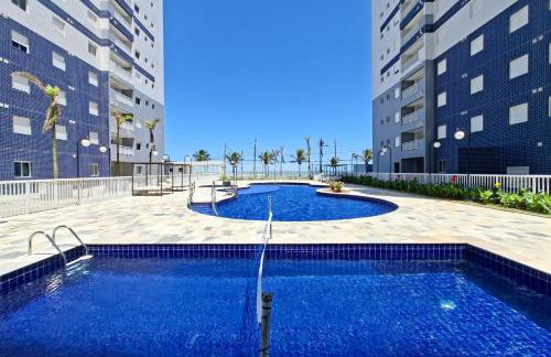 Vista Mar Apartamento Churrasco Piscina Wifi Mongaguá - Foto 2