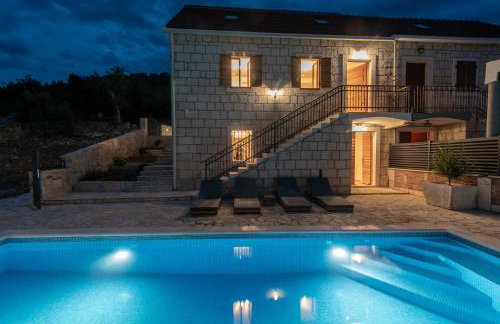 Stone house Grgo with heated swimming pool and spa - Foto 7